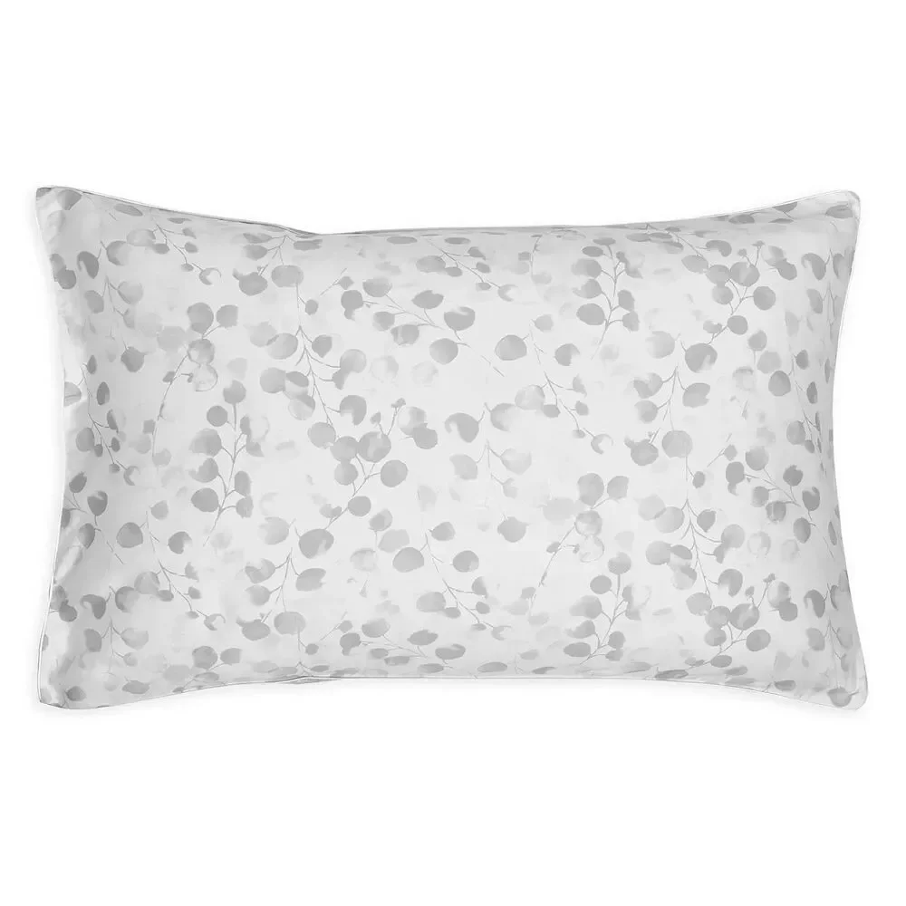 Anne de Solène Rosée Gris King Sham Luxury French Cotton Sateen Bedding